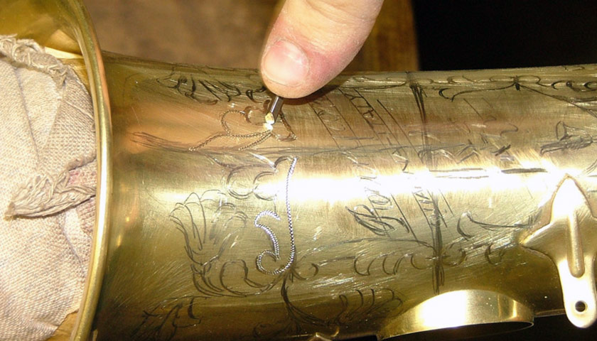 Rampone and Cazzani engraving workshop photograph